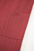 Boho Casual Knotted Back Strap Cotton Bib Front Wide Leg Jumpsuit